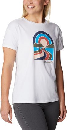 Damski t-shirt treningowy z nadrukiem COLUMBIA Sun Trek Graphic Tee II