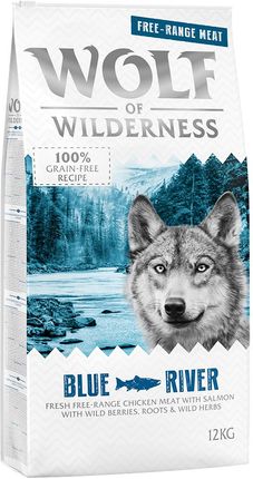 Wolf Of Wilderness Adult Blue River Łosoś I Kurczak Z Wolnego Wybiegu 5x1kg