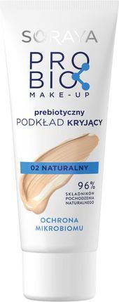 Soraya Probio Make-Up Prebiotyczny Podkład Kryjący 02 Naturalny 30 ml