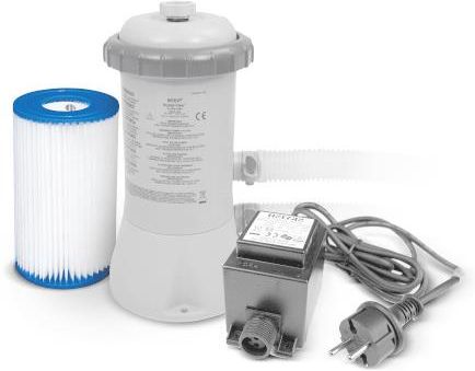 Pompa Filtrante A Cartuccia Intex 3407 L/h - 12V Per Piscina Fuoriterra, Doppio Isolamento - 4