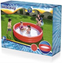 Zdjęcie Basen Brodzik Kolorowy 183/33 cm Bestway Czerwony - Piaski