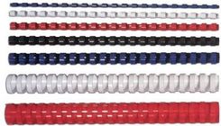 Zdjęcie Fellowes Grzbiety Plastikowe Okrągłe Grzbiet Do Bindowania A4 50 Szt 100 Szt 5346604 5345106 Rozmiar: 6Mm (10-20 Kartek) Kolor: Niebieski - Myślenice