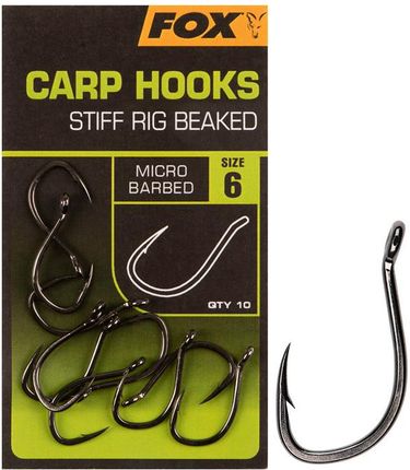 Fox Carp Hooks Stiff Rig Beaked Point > Fox