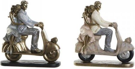 Dkd Home Decor Figurka Dekoracyjna Różowy Motocykl Biały Żywica Nowoczesny (21X8,5 22,5 Cm) (2 Sztuk) 12634453