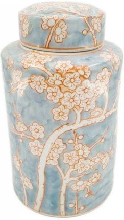 Dkd Home Decor Wazon Porcelana Niebieski Pomarańczowy Orientalny (18X18 30 Cm) 12669958