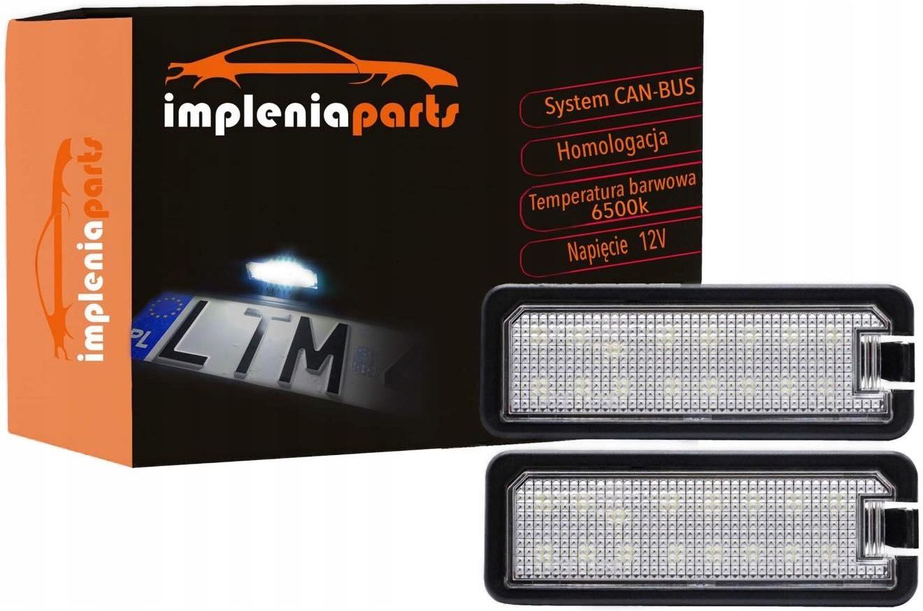 Lampka Tablicy Rejestracyjnej Einparts Automotive Lampki Led Vw Passat B Golf Iv V Vi