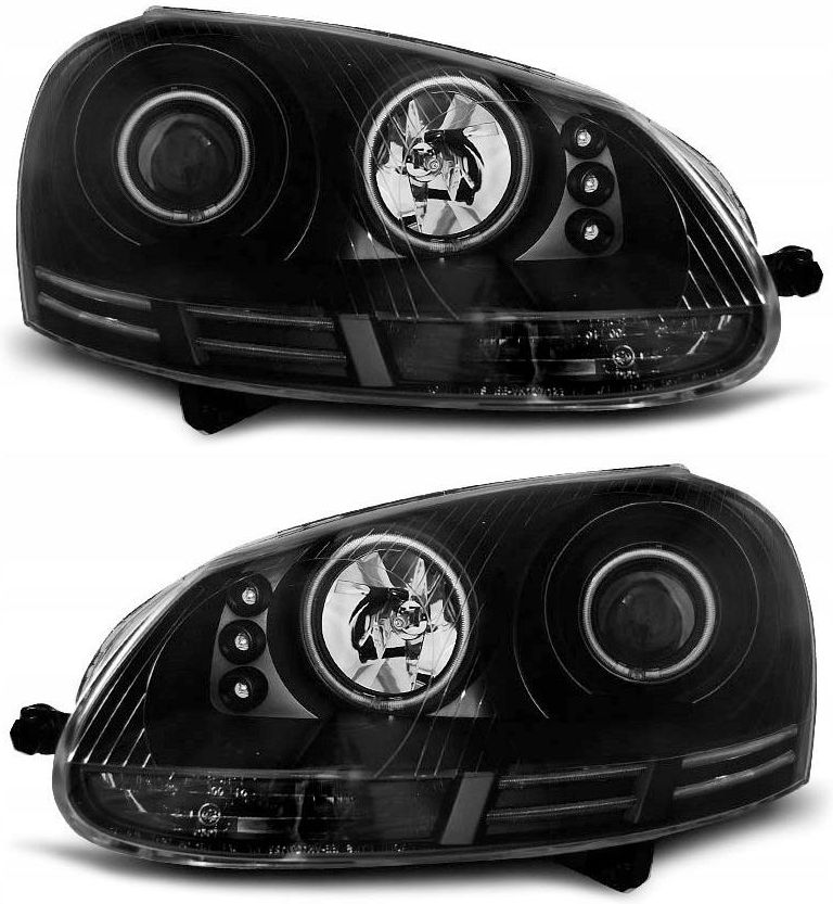 Lampa Przednia Eagle Eyes Reflektory Kpl Ringi Angel Led Ccfl Vw Golf V K Opinie I Ceny Na