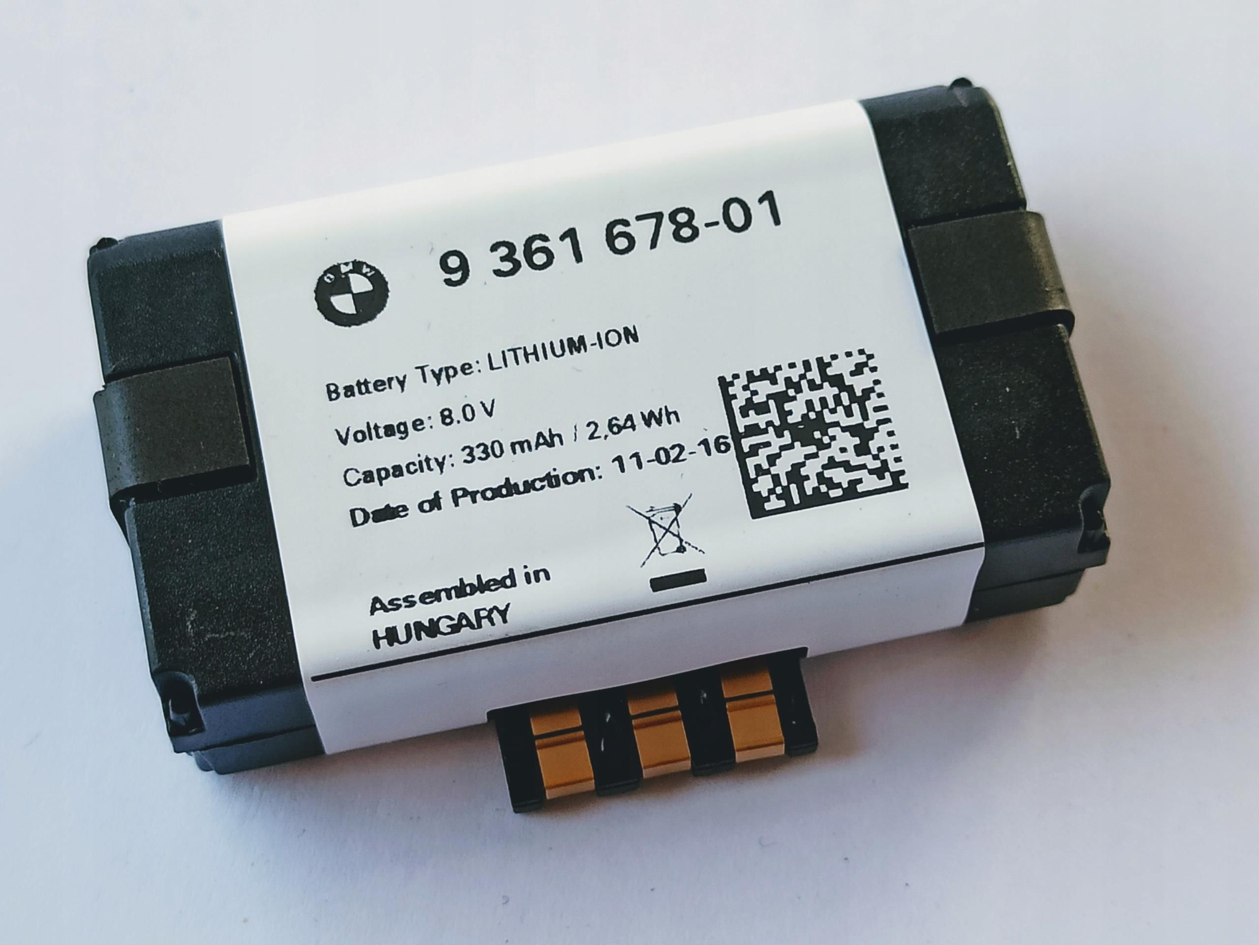 Wyposażenie elektryczne Bmw Oe Bmw bateria akumulatorek moduł Telematic ...