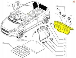 Listwa Boczna Fiat Oe Pr G Baga Nika Fiat Grande Punto Nowy Orygina