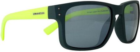 Okulary POLARYZACJA przeciwsłoneczne Blizzard POL606-0051 dark green neon yellow / smoke flash mirror