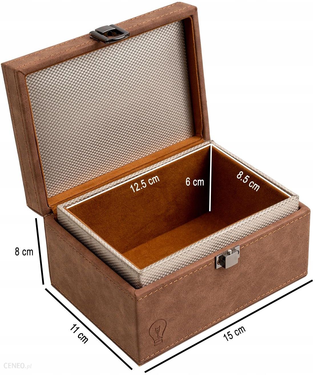 Make Life Simple Pudełko Na Kluczyk Faraday Box Plus Etui Keyless Brąz