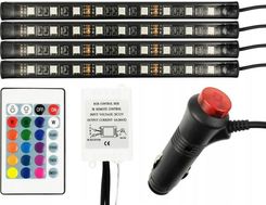 Zdjęcie Interlook Oświetlenie Led Rgb Wnętrza Auta Kabiny Samochodu - Witkowo