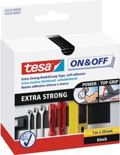 Tesa Rzep w taśmie super mocny On & Off czarny (55229)