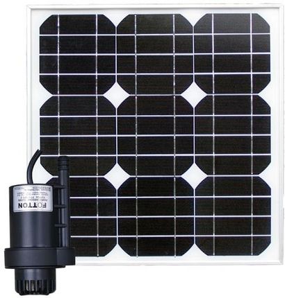 Fotton Pompa Obiegowa Zatapialna Ft11 16Pv Z 7L/Min Solar Z Panelem 20W (FT1116PV+FTM20W)