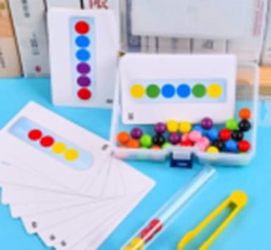 Kontext Układanka Edukacyjna Kolorowe Kulki Montessori