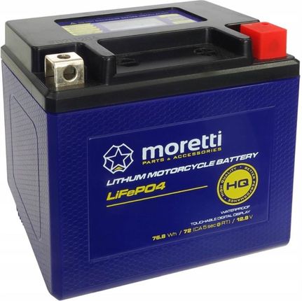 Moretti Akumulator Litowo Jon Lifepo4 Mfpx5L Ytx5L 76,8Wh
