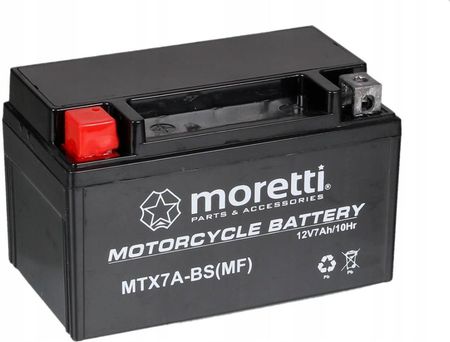 Moretti Akumulator Agm I-Gel Mtx7A-Bs Ze Wskaźni