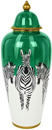 Kare Słoik Dekoracyjny Zebras 63Cm 48525