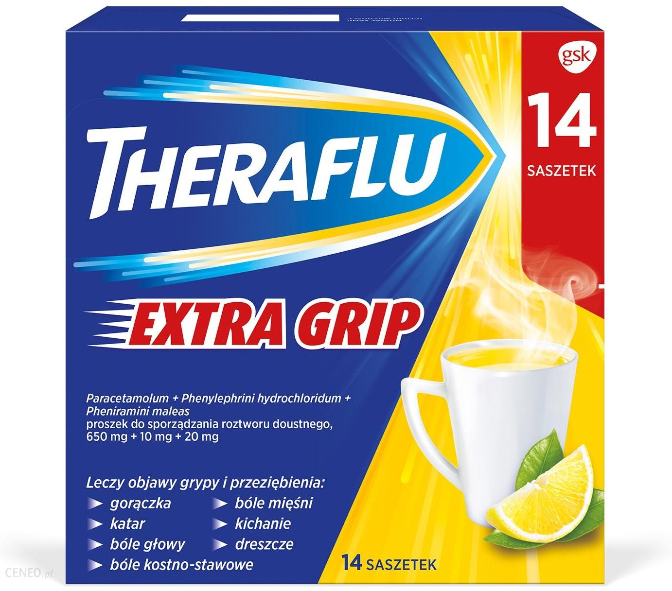Theraflu Extra Grip 14 saszetek