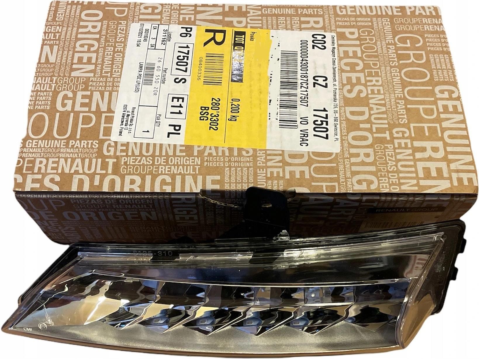 Renault Oe Lampa Led Lewy Przód Megane Iii 266055020R - Opinie i ceny ...