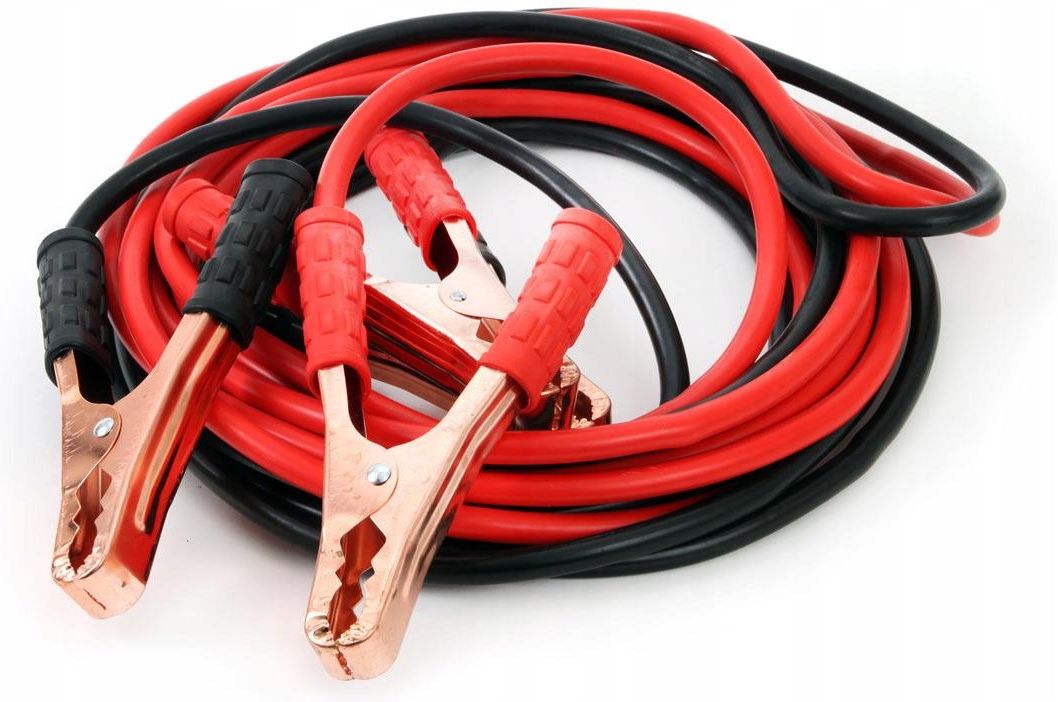 Amio Kable Przewody Rozruchowe 4M 600A Solidne New - zdjęcie 1 Amio Kable Przewody Rozruchowe 4M 600A Solidne New