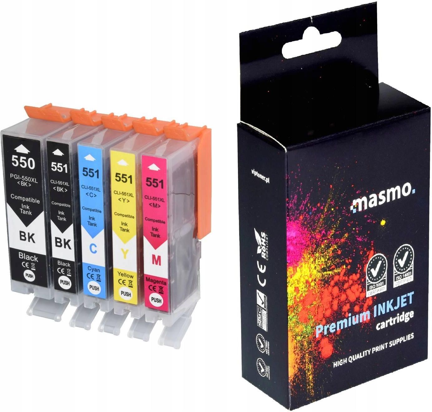 Tusz Masmo 5x Tusze Xxl Do Canon Pixma Ip7250 Mg5650 Mg5550 Do Drukarki Opinie I Ceny Na Ceneopl 5414