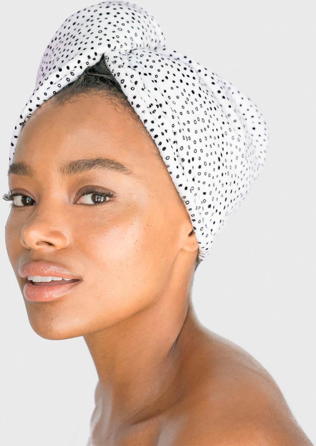 Kitsch Microfiber Hair Towel Various Colours Micro Dot Opinie i ceny