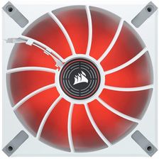 Zdjęcie Corsair Ml140 Led Elite White 140mm Magnetic Levitation Red Led Fan With Airguide Single Pack - Sośnicowice