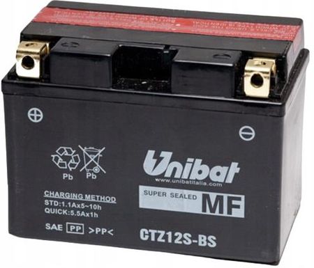 Unibat Akumulator Agm Ctz12S Bs 11Ah 210A 12V L