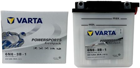 Varta Akumulator 6N6 3B 1 6V 6Ah 30A