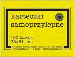 Zdjęcie Ziemia Obiecana Jami Karteczki Samoprzylepne Żółte Fluo 38X51mm - Czerwionka-Leszczyny