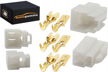 Auto Gamma Kostka Złącze Obudowa Wtyk 3 Pin Plus Konektory 10Szt