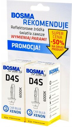 Bosma Xenon D4S 6000K 42V 35W P32D 5 9549D 2Szt Duopak