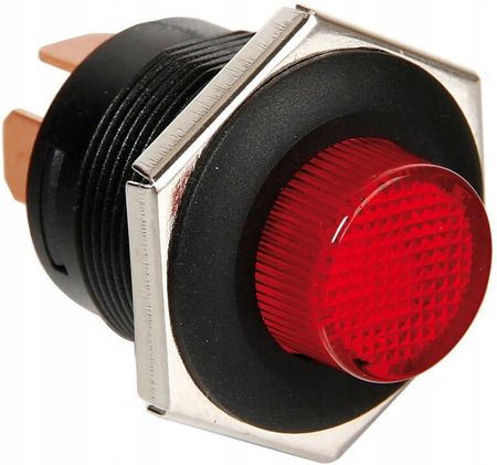 Lampa Przełącznik Przyciskowy Led 12V 24V 5A Czerwony