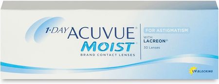 Acuvue 1-Day Moist for Astigmatism 30szt. -4.00 SPH, Cyl. -2.25, Oś 10 & BC 8.5