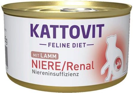Kattovit Feline Diet Niere Renal Lamb Jagnięcina 85 G