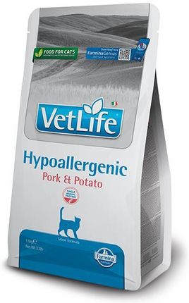 Farmina Vet Life Hypoallergenic Pork &Potato Hipoalergiczna Karma Dla Kotów 400 G