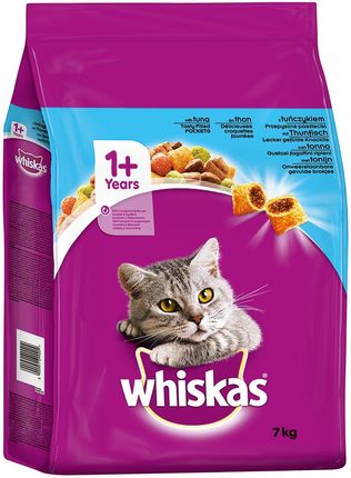 Whiskas 1+ Z Tuńczykiem 7 Kg