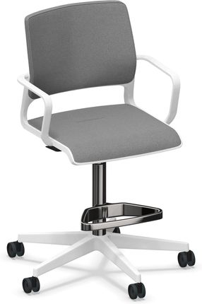 Nowy Styl Krzesło Obrotowe Xilium Counter Swivel Chair Uph Biały