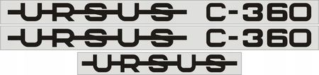 Rolmar Naklejki Znak Ursus C 360 C360 Kompletne