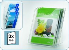 POJEMNIK NA ULOTKI COMBIBOXX DURABLE 3 x A4 8580 DUA009B