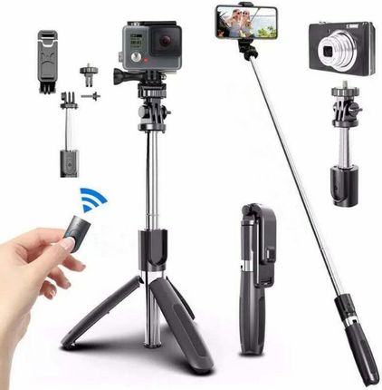 L02 3in1 Selfie Stick / Monopod / Tripod + Pilot Bluetooth v4.0 Kijek uchwyt do telefonu / kamer GoPro