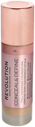 Make Up Revolution Makeup Revolution Conceal & Define Foundation Podkład Kryjący F5 23 ml