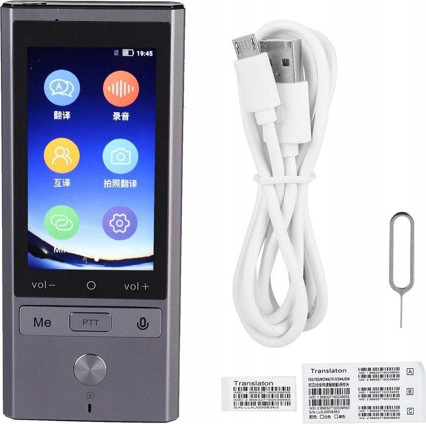 Najlepszy Translator Mowy -75 Języków Gsm/Wifi/Blu - zdjęcie 5 Najlepszy Translator Mowy -75 Języków Gsm/Wifi/Blu
