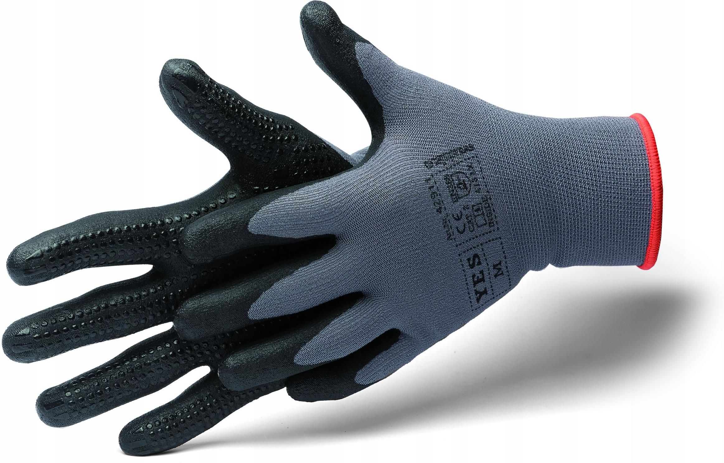 Schuller Eh'klar Cleanstar Pro Guanti Da Lavoro In Lattice - Resistenti Ai Diluenti, Unisex, 1 Paio