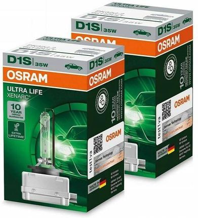 Osram Ultra Life Xenarc D1S 4300K Pk32D 2 Zestaw