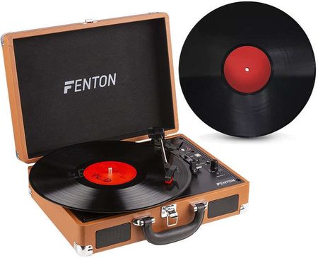 Fenton Rp115F Gramofon W Walizce Z Bt I Głośnikami Brązowy