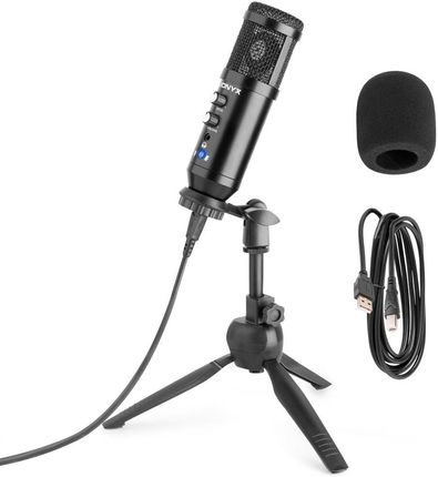 Vonyx Mikrofon Studyjny Usb Cm320B Ze Statywem Stołowym - Czarny