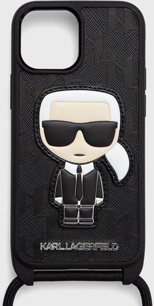 Karl Lagerfeld etui na telefon iPhone 13 mini 5,4&apos;&apos; kolor czarny