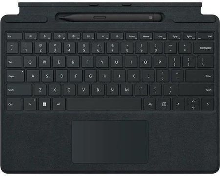 MICROSOFT SURFACE PRO SIGNATURE KEYBOARD - WITH TOUCHPAD ACCELEROMETER SLIM PEN 2 STORAGE AND CHARGING TRAY QWERTZ GERMAN BLA (8XA00005)